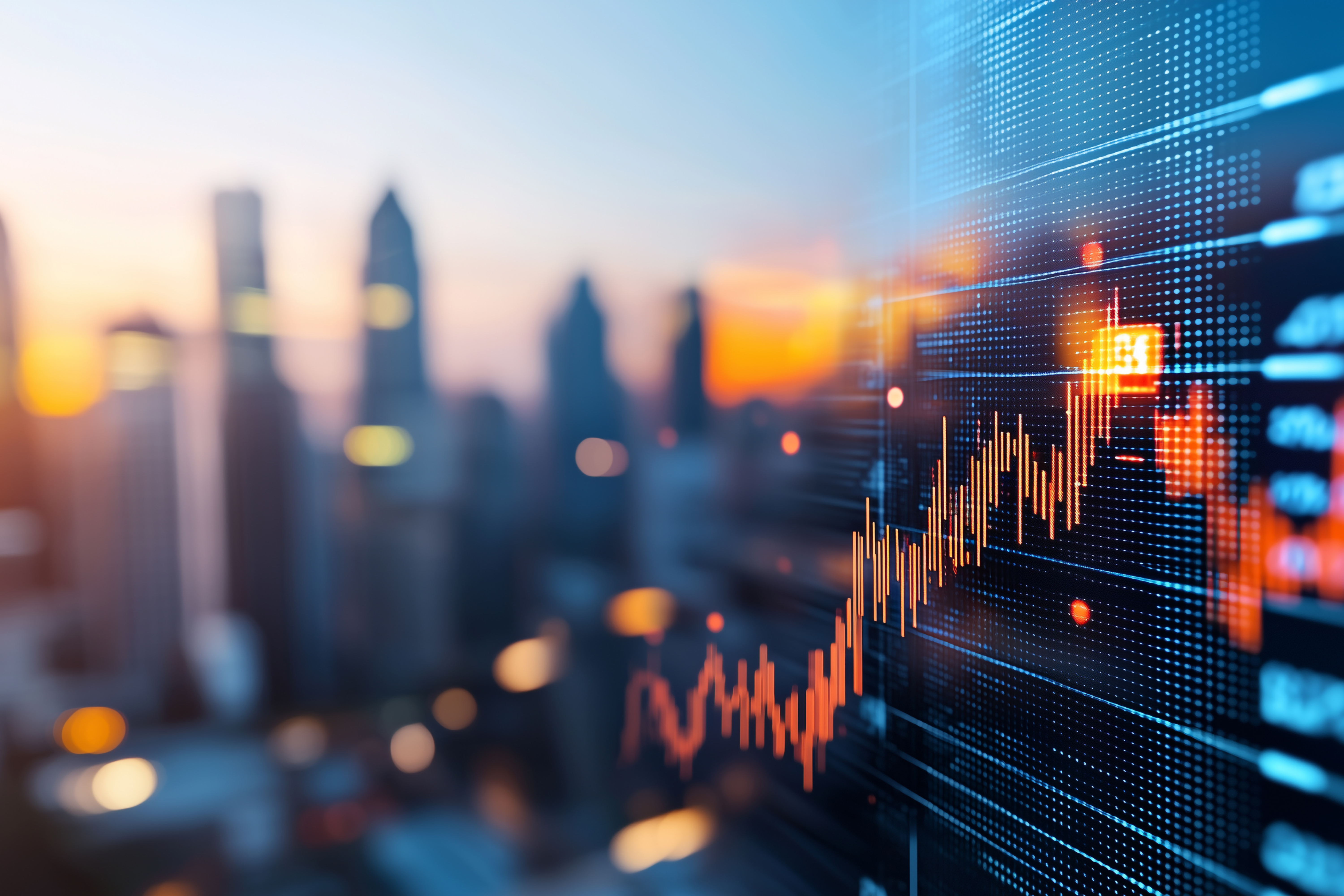 Historical timeline collage of company milestones